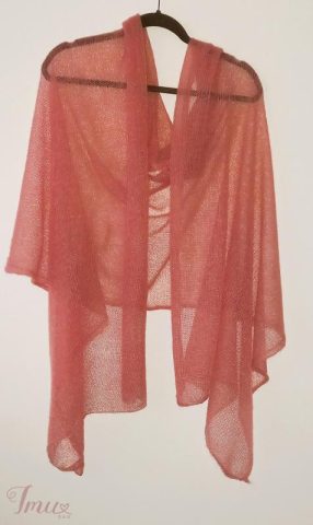 imusau.lt | parduodama Rausvas megztas moherio šalis